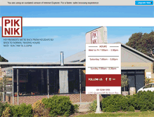 Tablet Screenshot of piknik.com.au