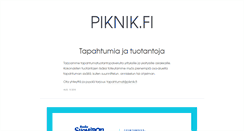 Desktop Screenshot of piknik.fi